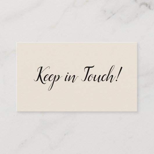 Eenvoudige wijziging van het adresformulier in het informatiekaartje (Achterkant)