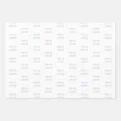 Eenvoudige Wikkelpapiervellen met uw logo Inpakpapier Vel (Voorkant 2)