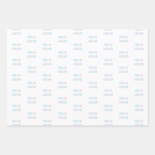 Eenvoudige Wikkelpapiervellen met uw logo Inpakpapier Vel (Voorkant 2)