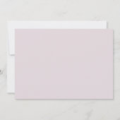 Eenvoudige Wildbloemen Boeket Doop Kaart (Achterkant)