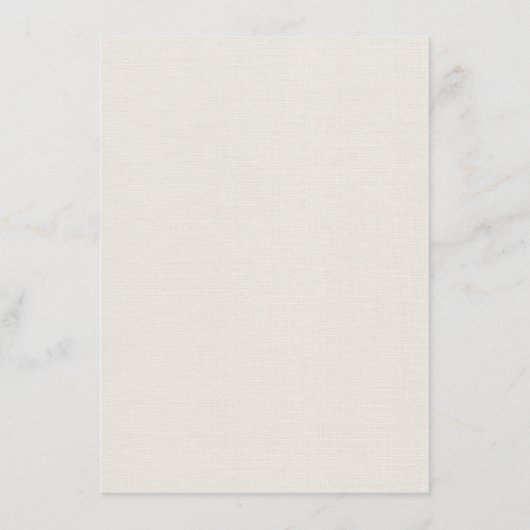 Eenvoudige Wildbloemen Botanische bruiloft - Gegev Informatiekaartje (Achterkant)