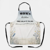 Eenvoudige Wildbloemen Mam Schort (Voorkant)