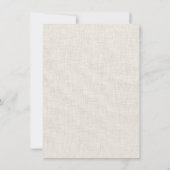 Eenvoudige Wildbloemen Tuin Minimalistische Kunst  Kaart (Achterkant)