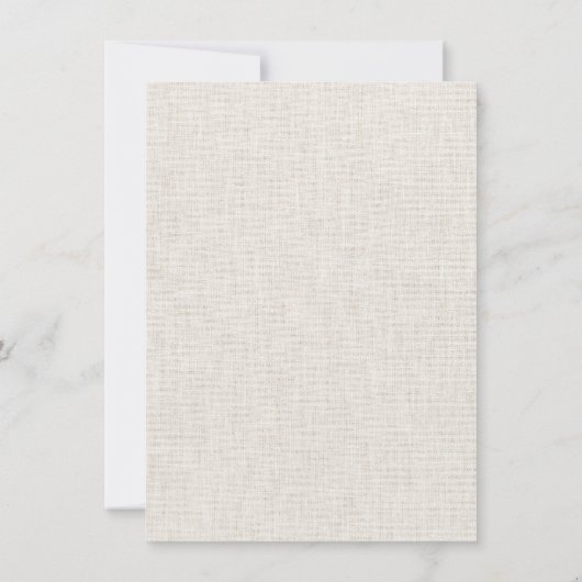 Eenvoudige Wildbloemen Tuin Minimalistische Kunst  Kaart (Achterkant)