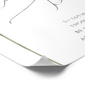 Eenvoudige Wilde Bloem | Deze Kaars Brandt Bord Poster (Hoek)