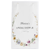 Eenvoudige Wilde Bloem Ronde Bladgroente Frame Bru Klein Cadeauzakje (Voorkant)