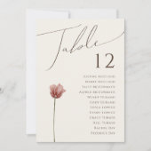 Eenvoudige wilde bloem | Schema van het beige-tabe (Voorkant)