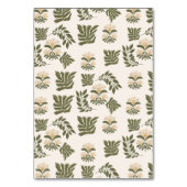 Eenvoudige wilde bloemen Botanische tuinbouw Kaart (Achterkant)