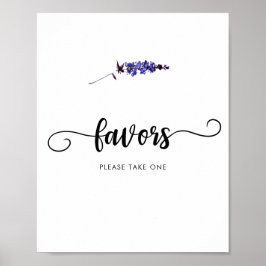Eenvoudige wilde bloemen gunst Favorieten NEMEN AL Poster