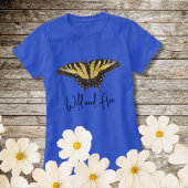 Eenvoudige wilde en vrije tijger Swallowtail Butte T-shirt