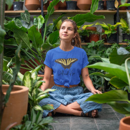 Eenvoudige wilde en vrije tijger Swallowtail Butte T-shirt