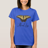 Eenvoudige wilde en vrije tijger Swallowtail Butte T-shirt (Voorkant)