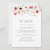 Eenvoudige Wildflower We doen nog steeds gelofte v Kaart (Voorkant)