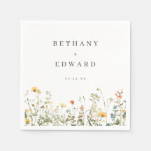 Eenvoudige Wildflower Wedding
