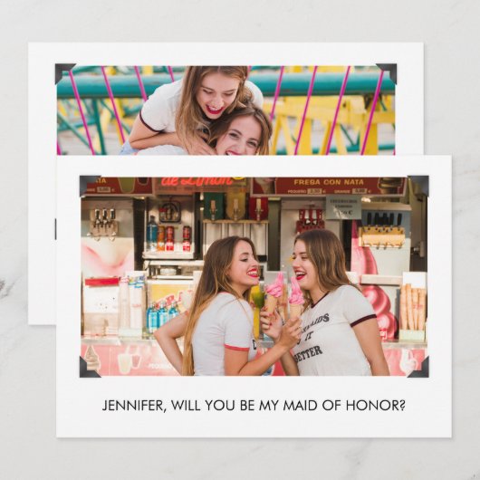 Eenvoudige Will jij bent mijn dochter van een eers (Voorkant / Achterkant)