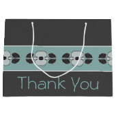 Eenvoudige winkelstijl groot cadeauzakje (Voorkant)