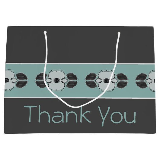 Eenvoudige winkelstijl groot cadeauzakje (Voorkant)