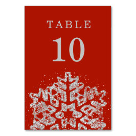 Eenvoudige winter Kerstvakantie bruiloft zilver ro Kaart