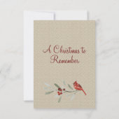 Eenvoudige winter met een lantaarnbruidreactie (Achterkant)