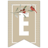 Eenvoudige Winters met kardinaal | Felebrate Love Vlaggetjes (Derde vlag)