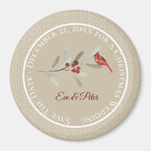 Eenvoudige winters/sla de datum/het huwelijk op