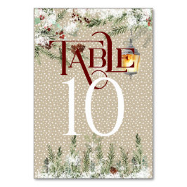 Eenvoudige winterweddenschappen Tabel #10 Kaart