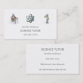 Eenvoudige Wiskunde van schone wetenschappen, foto Visitekaartje (Voorkant / Achterkant)