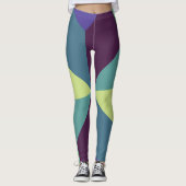 eenvoudige wiskundige betegeling leggings (Voorkant)