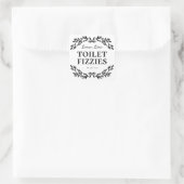 Eenvoudige witte bruisende toiletreiniger labels (Tas)