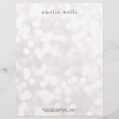 Eenvoudige Witte Creatieve Professionele Modern Briefhoofd (Voorkant)