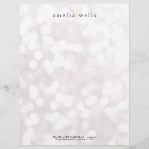 Eenvoudige Witte Creatieve Professionele Modern Briefhoofd