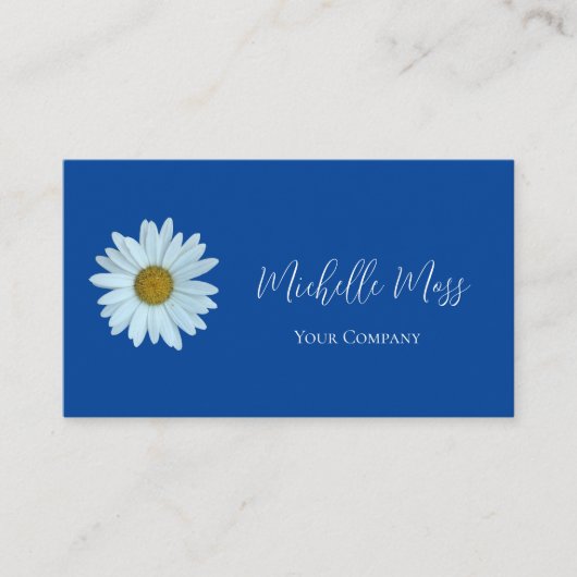 Eenvoudige witte feestdag visitekaartje (Voorkant)