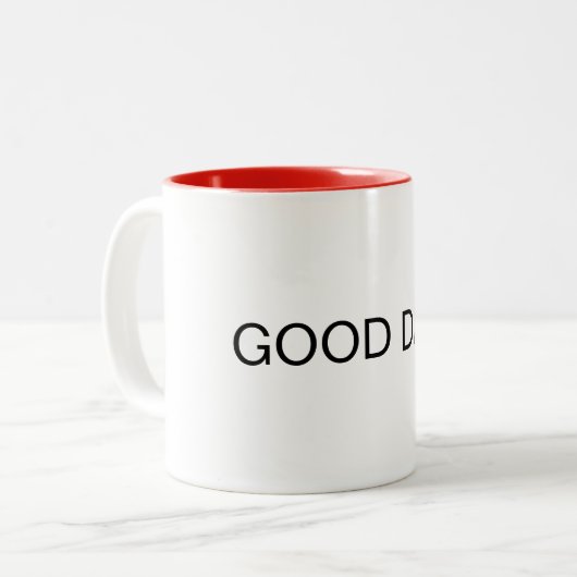 EENVOUDIGE WITTE GOEDE DAG MOK (Voorkant links)