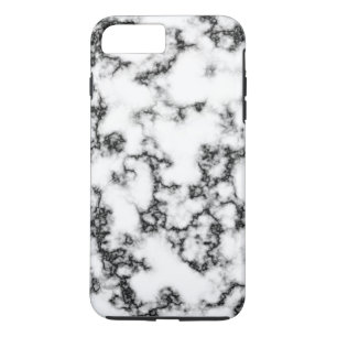 Eenvoudige witte grijze marmer gepersonaliseerde t Case-Mate iPhone case