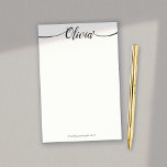 Eenvoudige witte handgeschreven script kalligrafie post-it® notes<br><div class="desc">Pas eenvoudig de kalligrafietekst aan door het schikken van spoelen om met eerste en laatste brieven te verbinden. Als je hulp nodig hebt, kun je contact met me opnemen. Voor extra overeenkomende marketingmaterialen, aangepast ontwerp of logo, kunt u contact met mij opnemen op maurareed.designs@gmail.com en ik zal binnen 24 uur...</div>