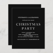 Eenvoudige witte kerstfeestdag (Voorkant / Achterkant)