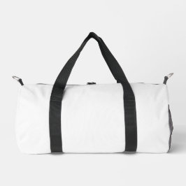 Eenvoudige witte kleine duffel tas - duffel tassen