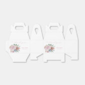 Eenvoudige witte lente bloemen Baby shower dank u Bedankdoosjes (Uitgevouwen)