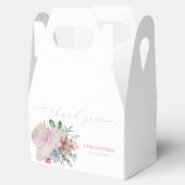 Eenvoudige witte lente bloemen Baby shower dank u Bedankdoosjes (Geopend)