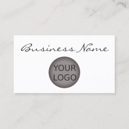 Eenvoudige Witte Logo en kleuren voor alle bedrijf Visitekaartje