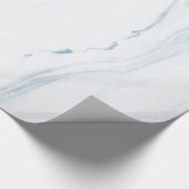 Eenvoudige witte marmer cadeaupapier (Hoek)