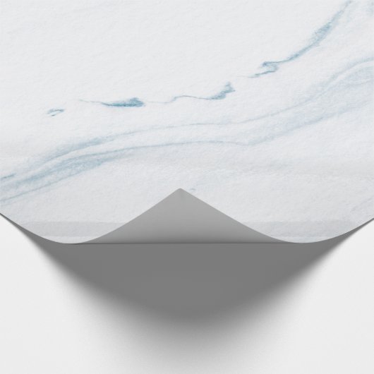 Eenvoudige witte marmer cadeaupapier (Hoek)