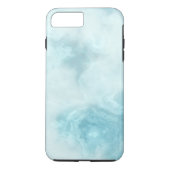 Eenvoudige, witte marmer speciaal gepersonaliseerd Case-Mate iPhone case (Achterkant)