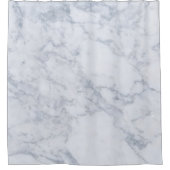 Eenvoudige witte marmeren textuur douchegordijn (Voorkant)