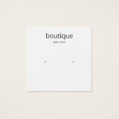 Eenvoudige witte, moderne Kaart voor het oormerken (Voorkant)