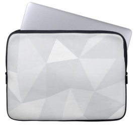 Eenvoudige, witte, moderne, trendy, coole illustra laptop sleeve