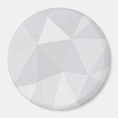 Eenvoudige, witte, moderne, trendy, coole illustra magneet (Voorkant)