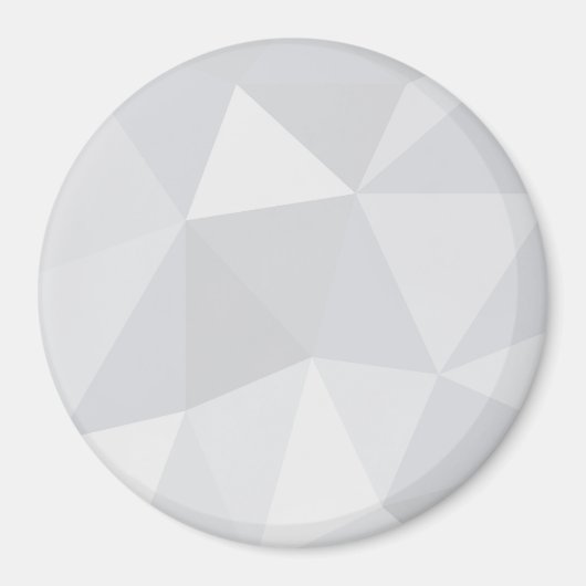 Eenvoudige, witte, moderne, trendy, coole illustra magneet (Voorkant)