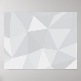 Eenvoudige, witte, moderne, trendy, coole illustra poster