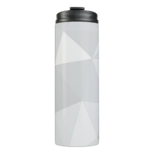 Eenvoudige, witte, moderne, trendy, coole illustra thermosbeker
